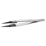 Ideal Tek 5CFR.SA.1.IT Tweezers 5CF ESD Scratch-Proof Replaceable Tip 130mm