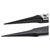 Ideal Tek 5CFR.SA.1.IT Tweezers 5CF ESD Scratch-Proof Replaceable Tip 130mm