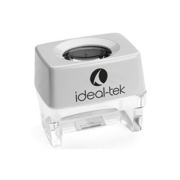 Ideal Tek 818-01 Stand Magnifier 8x Magnification, 24mm Lens, White