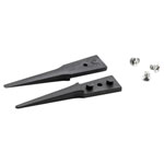 Ideal Tek A242CF Replacement Tweezers Tip, 40mm, Carbon Fibre, ESD Safe