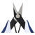 Ideal Tek EX9180 ERGO-tek Shears, Cuts Kevlar® & Soft Wire, ESD Safe