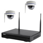 Inkovideo i22m2d Wi-Fi CCTV Set: 4-Channel 2 Full HD Cameras Encrypted