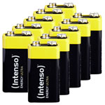 Intenso 7501451MP Energy Ultra 9V Batteries 560mAh 10pieces Long-lasting