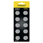 Intenso 7502430 Energy Ultra Button Cells CR2032 3V 10pieces 220mAh Lithium