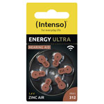 Intenso 7504436 Energy Ultra Hearing Aid Battery PR41-312 1.45V 6pieces