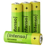 Intenso 7505624 Energy Eco Rechargeable AA Batteries NiMH 2600mAh 4 pieces