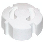 interBär 2002-004.02 Socket Inset White 10 Pieces Socket Fuse Bag of 10