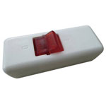 interBär 8010-108.01 Pull Switch White/Red 2xOff/On 10A Housing Screw