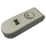 interBär 8093-108.01 Pull Switch White Off/On 2A 1 Piece