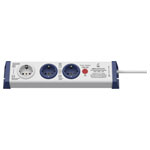 interBär 8110-002.01 Power Strip White 3-way Overload Protection