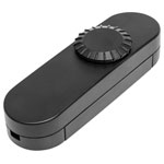 interBär 8136-004.01 LED Pull Dimmer Black Off/On Switch 2-60 W Output