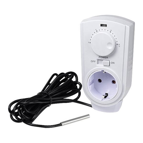 interBär 8141-108.01 Indoor Thermostat Adapter 3680W 5-30°C Control