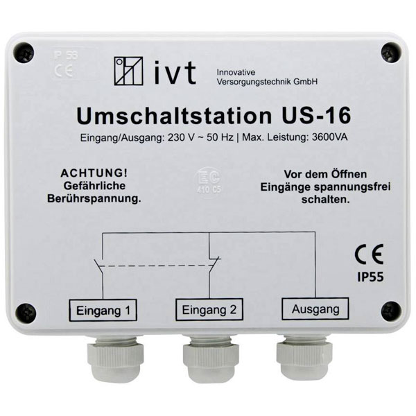 IVT 400034  Switcher US-16: 230V switching station fused precise.