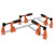 JORGENSEN 2391335 Steel Bar Clamp Set Medium Duty 4PK 15cm/30cm