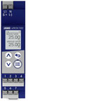 Jumo 718287 Thermostat Top Hat Rail Dot-Matrix Display Multi-Language