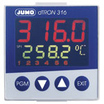 Jumo 703041/181-400-23/000 dTRON 316 PID Controller -200 to +2400°C