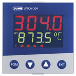 Jumo 703044 dTRON 304 PID Temp Controller -200°C to 2400°C 3A Relay