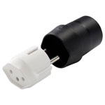 Martin Kaiser 156/kws/1 Adapter 1-Pc One-Way Type J/F Plug with Ground Contact