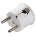 Martin Kaiser 517/kws Safety Mains Plug L-Shape 250V IP20 Chalk White F Type