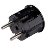 Martin Kaiser 517/sw Safety L-Shape Plug 250V Black IP20 Re-connectable Type F