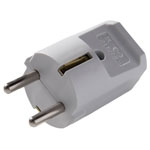 Martin Kaiser 519oT/gr Safety Plug 250V Grey IP20 Plug Type F Earthing Contact