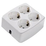 Martin Kaiser 536/kws Multi-receptacle 250V Chalk White IP20 Type F 3G1.5mm²