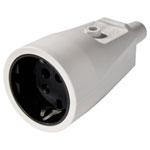 Martin Kaiser 551/gr Safety Socket 250V Grey for Flexible Cables IP20