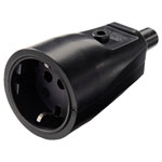 Martin Kaiser 551/sw Safety Socket IP20 PVC 250V Kink & Earth Contact