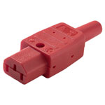 Martin Kaiser 794/rt IEC Connector Plug 10A Red Re-connectable H05VV-F cables