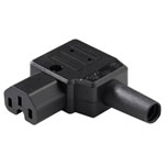 Martin Kaiser 891/sw Hot Wire Connector, 10A, Black, Right Angle, Reconnectable