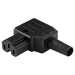 Martin Kaiser 892/sw Hot Wire Connector Right Angle 10A Black Re-connectable