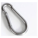 Kern HCB-A01 Snap Link Stainless Steel with Safety Catch 15mm Aperture