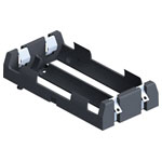 Keystone 1047 Battery Holder 2x18650 Solder Lug 77x40x15mm Robust