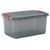 KIS 237047 Storage Box Stackable 43L Smoke Grey Robust K Latch Design
