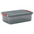 KIS 237489 Storage Box Stackable Latch 590x180x390mm Smoke Grey