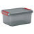 KIS 237490 Storage Box Stackable 390x180x290mm Smoke Grey Translucent