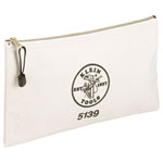 Klein Tools 5139 Electrical Contractor Tool Bag Natural Linen Zippered