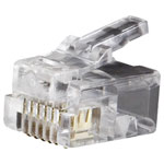 Klein Tools VDV826-600 Telephone Plug RJ11 6P6C Transparent 1 piece Gold