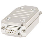 Knorr Tec 10015720 D-SUB Socket 180° 9 Pins Easy Mount Pull Spring