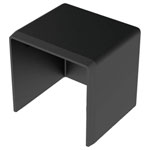 KOPOS 8641_FB Cable Duct Endpiece 40mm Black Wall/Ceiling Mount