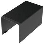 KOPOS 8642_FB Cable Duct Connector 40x40mm Black For Low Voltage Cables