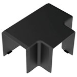 KOPOS 8644_FB Cable Duct Stub Connector 40x40mm Black Wall/Ceiling Mount
