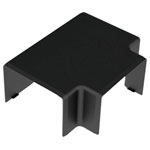 KOPOS 8654_FB Cable Duct Stub Connector 60x40mm Black 1Piece Wall/Ceiling Use