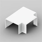 KOPOS 8654_HB T Piece 60x40mm White Double Lock Lid Wall/Ceiling Mount