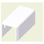 KOPOS 8671 HB Endpiece 1Piece White for LHD 17x17 Channel RAL 9003