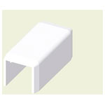 KOPOS 8672 HB Cable Duct Connector Piece White RAL 9003 1 Piece