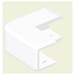 KOPOS 8676 HB Cable Duct Outside Corner White RAL 9003 1 Piece Exterior Angle