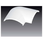 KOPOS 8873_HB Small Angle Bracket 1Piece White Wall/Ceiling Hazard Use