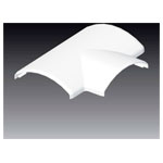 KOPOS 8874_HB T Piece White Low Voltage Wall/Ceiling Mount Hazard Safe