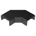 KOPOS 8923_FB Cable Duct Bracket 20x10 mm Black For Low Voltage